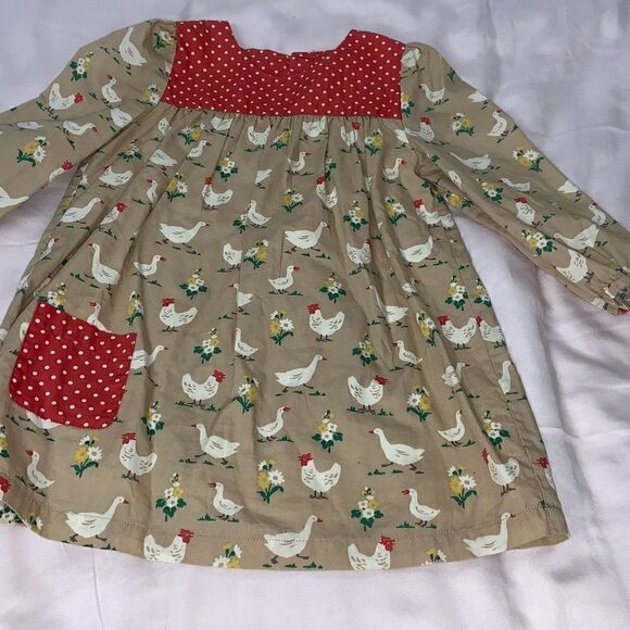 Baby boden goose dress sz 18/24 - Picture 1 of 4